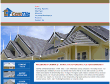 Tablet Screenshot of cemtile.com
